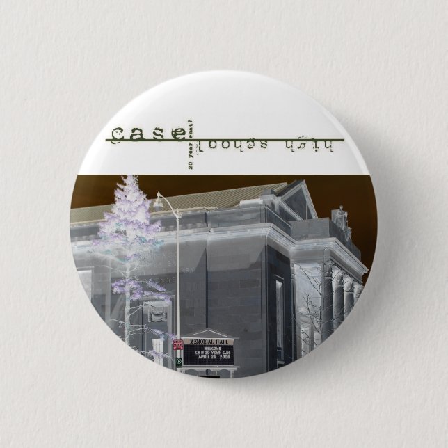 Macaron Rond 5 Cm Classe coque de 1988 Button - Memorial Hall (Devant)