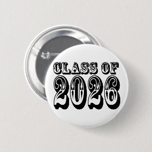 Macaron Rond 5 Cm Classe Ouest de 2026 Graduation