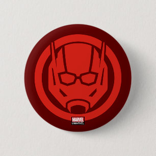 Macaron Rond 5 Cm Classique Avengers   Icône Ant-Man