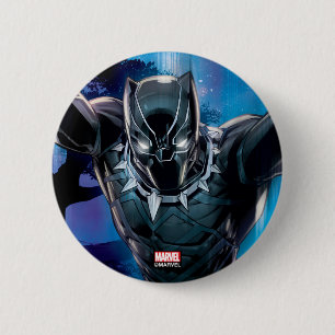 Macaron Rond 5 Cm Classiques des Avengers Black Panther dans les h