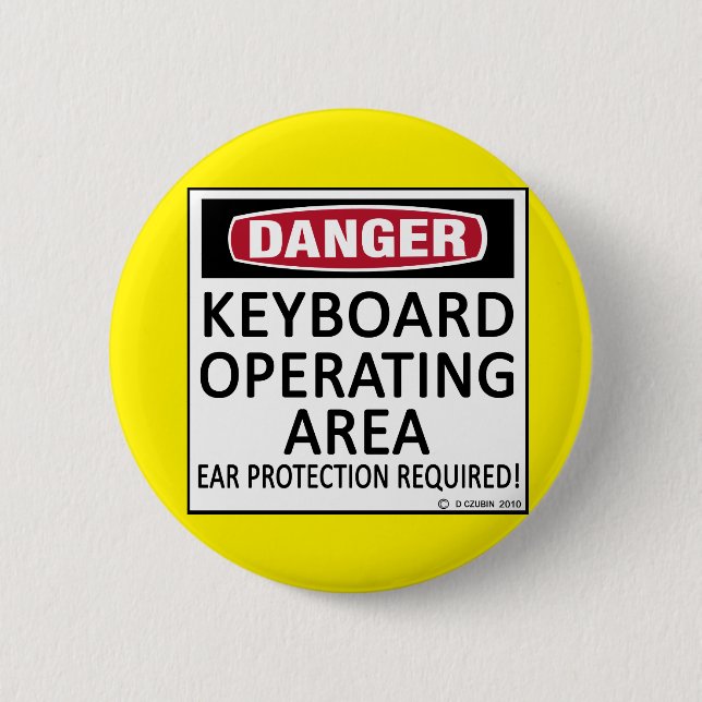 Macaron Rond 5 Cm Clavier de zone de fonctionnement (Devant)