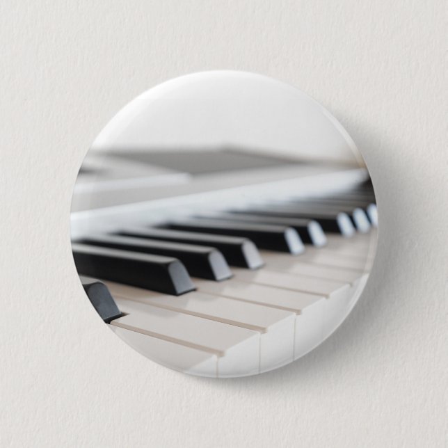 Macaron Rond 5 Cm Clavier numérique pour piano (Devant)