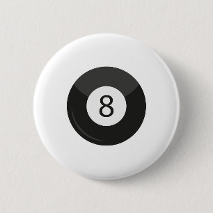 Macaron Rond 5 Cm Clic Magic 8 Huit Ll Billard Lecteur Billard Adult