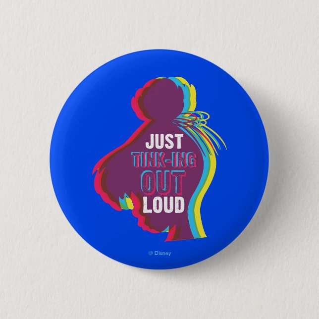 Macaron Rond 5 Cm Cloche de Tinker - Juste Tink Out Loud (Devant)