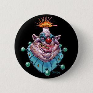Macaron Rond 5 Cm Clown