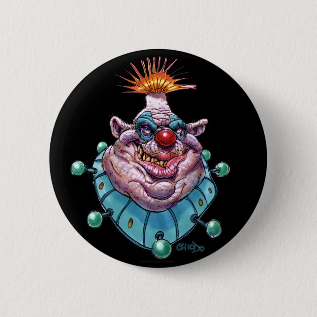 Macaron Rond 5 Cm Clown (Devant)