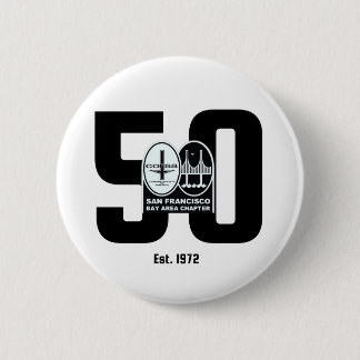 Macaron Rond 5 Cm Club Corvair de San Francisco 50e anniversaire