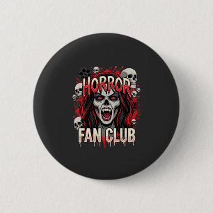 Macaron Rond 5 Cm Club de fans de l'horreur d'Halloween crâne de vam