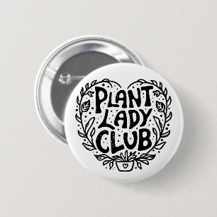 Macaron Rond 5 Cm Club de femmes plantes