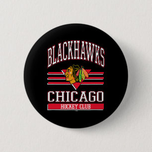 Macaron Rond 5 Cm Club de hockey sur glace des Blackhawks de Chicago