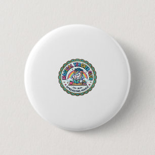 Macaron Rond 5 Cm Club de professeur magique de licorne drôle cadeau