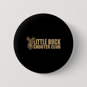 Macaron Rond 5 Cm Club Little Buck Shooter Chasseur de Cerfs Archer