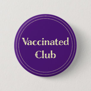 Macaron Rond 5 Cm Club vacciné (violet)
