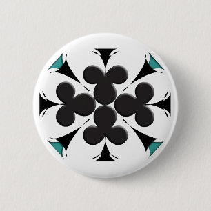 Macaron Rond 5 Cm Clubs