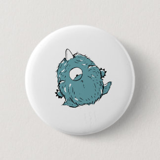 Macaron Rond 5 Cm Clyde a accidentellement bu l'hélium ! Bouton