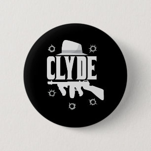 Macaron Rond 5 Cm Clyde Et Bonnie Couples Correspondants Halloween C