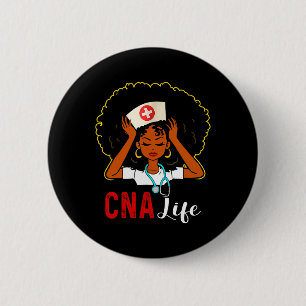 Macaron Rond 5 Cm Cna Nurse Life Black History Mois Afrique Amérique