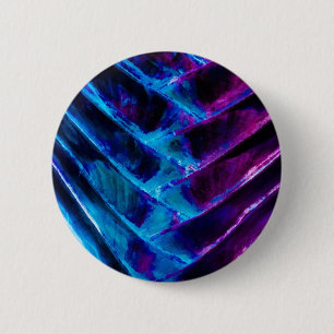 Macaron Rond 5 Cm Cobalt Blue and Vibrant Purple Colorized Traveler 