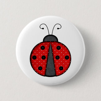 Macaron Rond 5 Cm Coccinelle mignonne