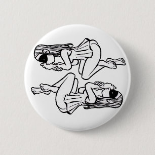 Macaron Rond 5 Cm Cochlée et bouton d'Eustachia