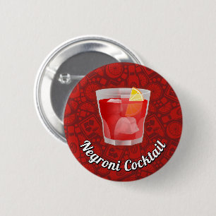 Macaron Rond 5 Cm Cocktail Negroni