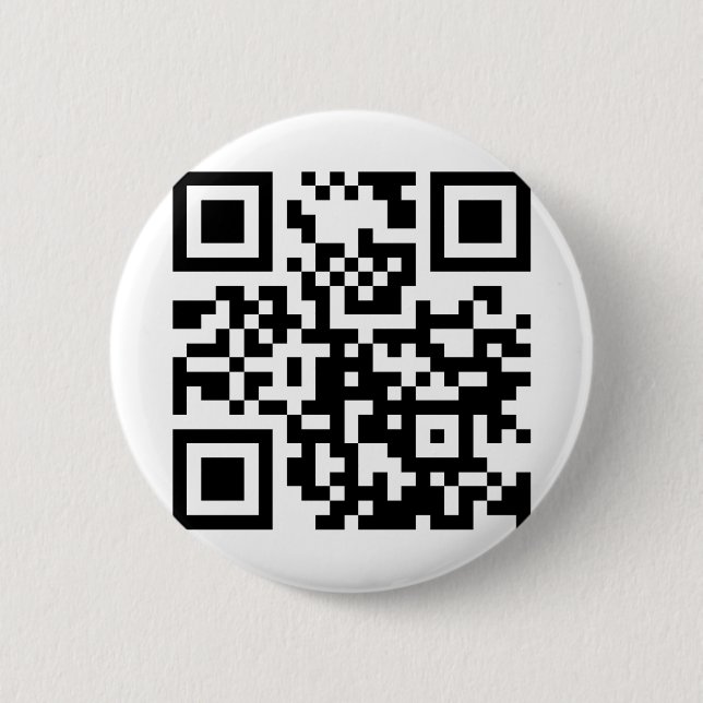 Macaron Rond 5 Cm CODE d'Obama 2012 QR (Devant)