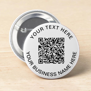 Macaron Rond 5 Cm Code QR promotionnel