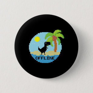 Macaron Rond 5 Cm Codeur passionné de technologie de vacances de din