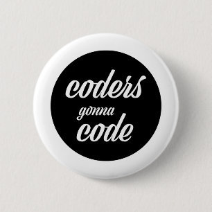 Macaron Rond 5 Cm Codeurs allant coder