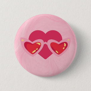 Macaron Rond 5 Cm Cœur
