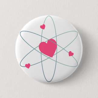 Macaron Rond 5 Cm Coeur atomique