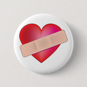Macaron Rond 5 Cm Coeur curatif