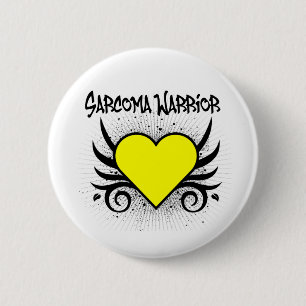 Macaron Rond 5 Cm Coeur de guerrier de sarcome