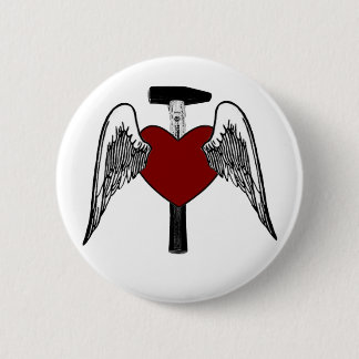 Macaron Rond 5 Cm Coeur de marteau