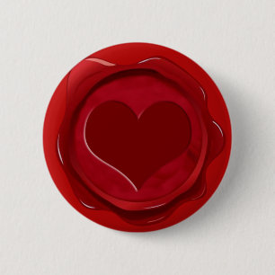 MACARON ROND 5 CM COEUR DE SCEAU CIRE
