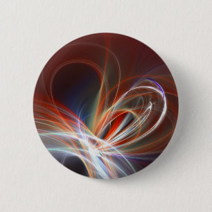 Macaron Rond 5 Cm coeur en feu