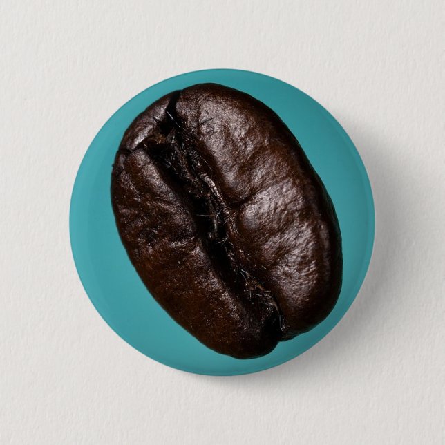 Macaron Rond 5 Cm CoffeeBean-Bouton (Devant)