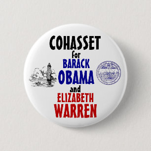 Macaron Rond 5 Cm Cohasset pour Obama et terriers 2012