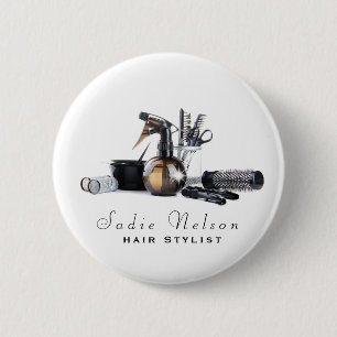 Macaron Rond 5 Cm Coiffeuse Salon Outils Beauté Business