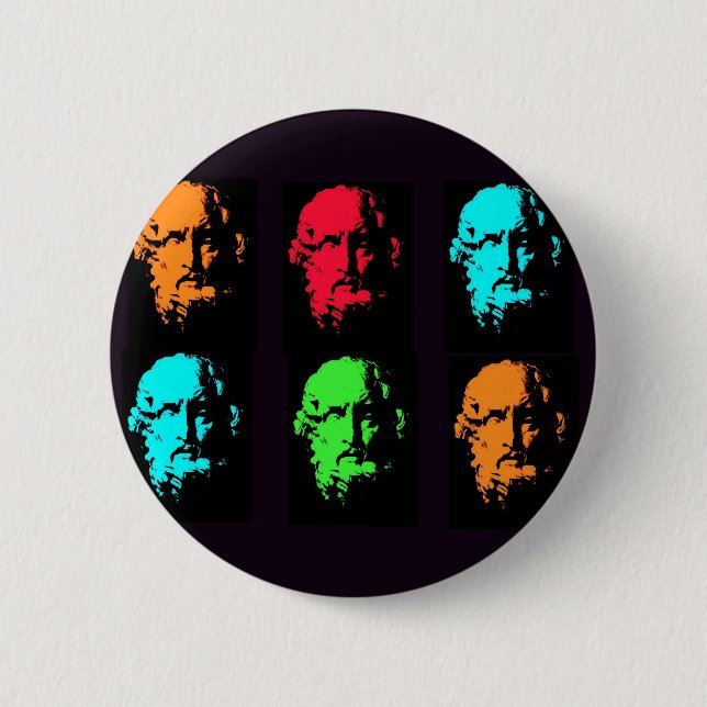 Macaron Rond 5 Cm Collage de Homer (Devant)