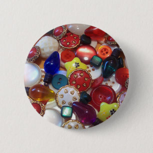 Macaron Rond 5 Cm Collage gai de bouton de Noël