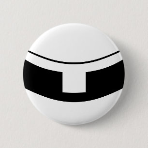 Macaron Rond 5 Cm Collar du prêtre catholique