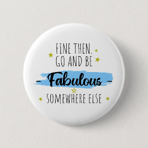 Macaron Rond 5 Cm Collègue Leaving, Go Away Farewell Cadeau