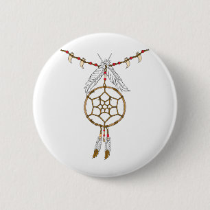 Macaron Rond 5 Cm Collier Dream Catcher