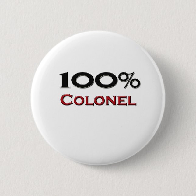 Macaron Rond 5 Cm Colonel de 100 pour cent (Devant)