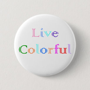 Macaron Rond 5 Cm Coloré vivant