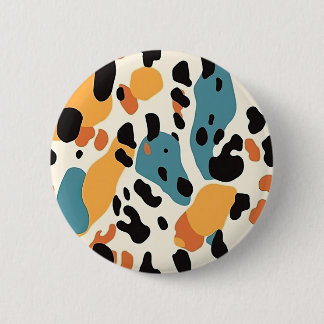 Macaron Rond 5 Cm Colorful Animal Print 04
