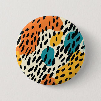 Macaron Rond 5 Cm Colorful Animal Print 11