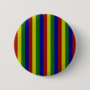 Macaron Rond 5 Cm Coloris primaires Herringbone