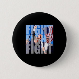 Macaron Rond 5 Cm Combat Combat Combat Pour Donald Trump 2024 Électi